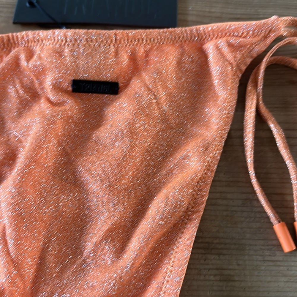 TRIANGL STEVIE - APRICOT SPARKLE NO BAG NEW WITH TAGS - Picture 7 of 7